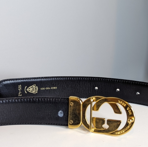 Vintage Gucci Men's/unisex leather belt - Picture 5 of 9